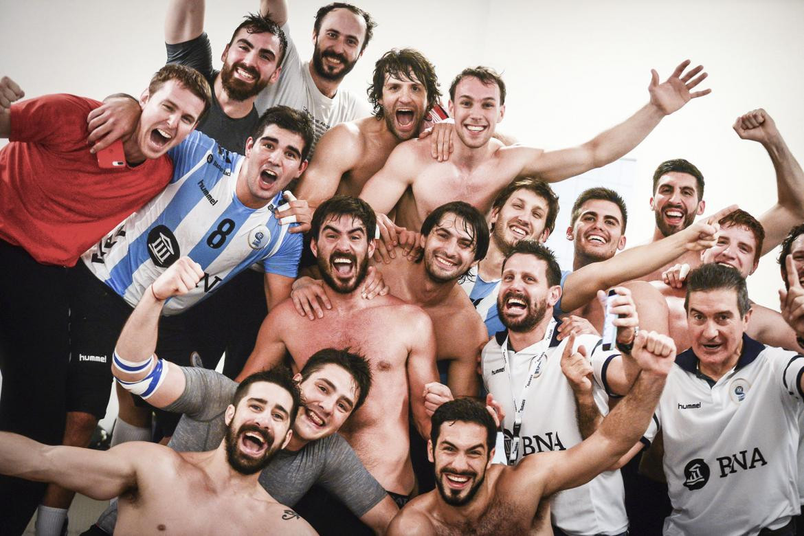 La Selección argentina masculina de handball Los Gladiadores, NA