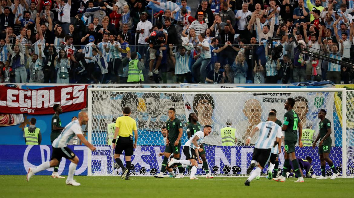Argentina vs. Nigeria, hinchada, Mundial Rusia 2018, Reuters