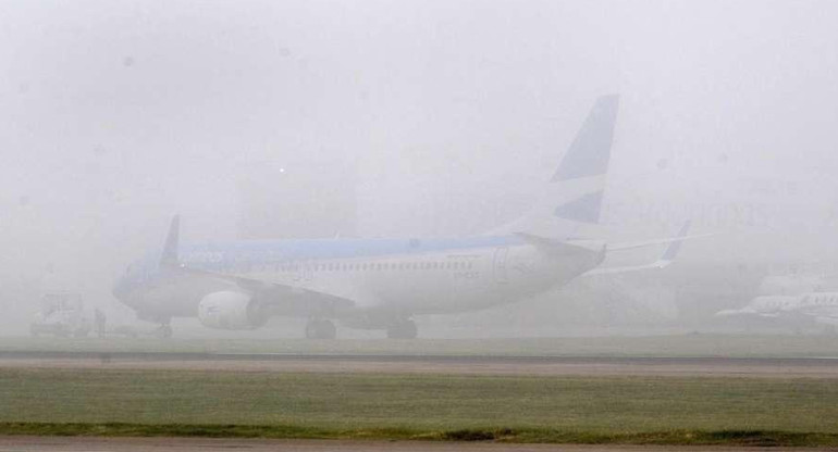 Niebla - demora de vuelos