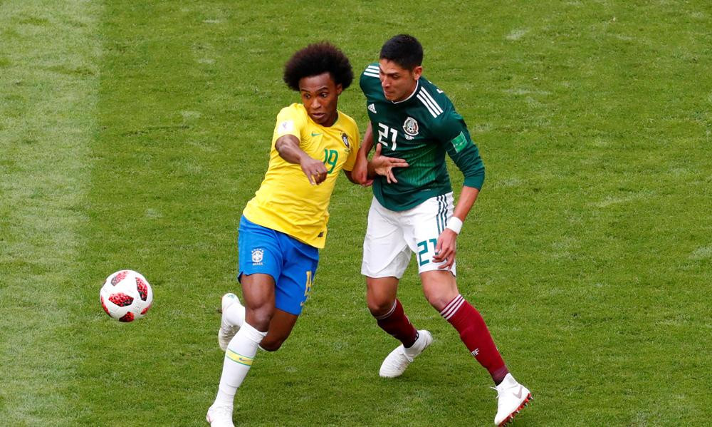 Brasil vs. México - Mundial Rusia 2018 (Reuters)