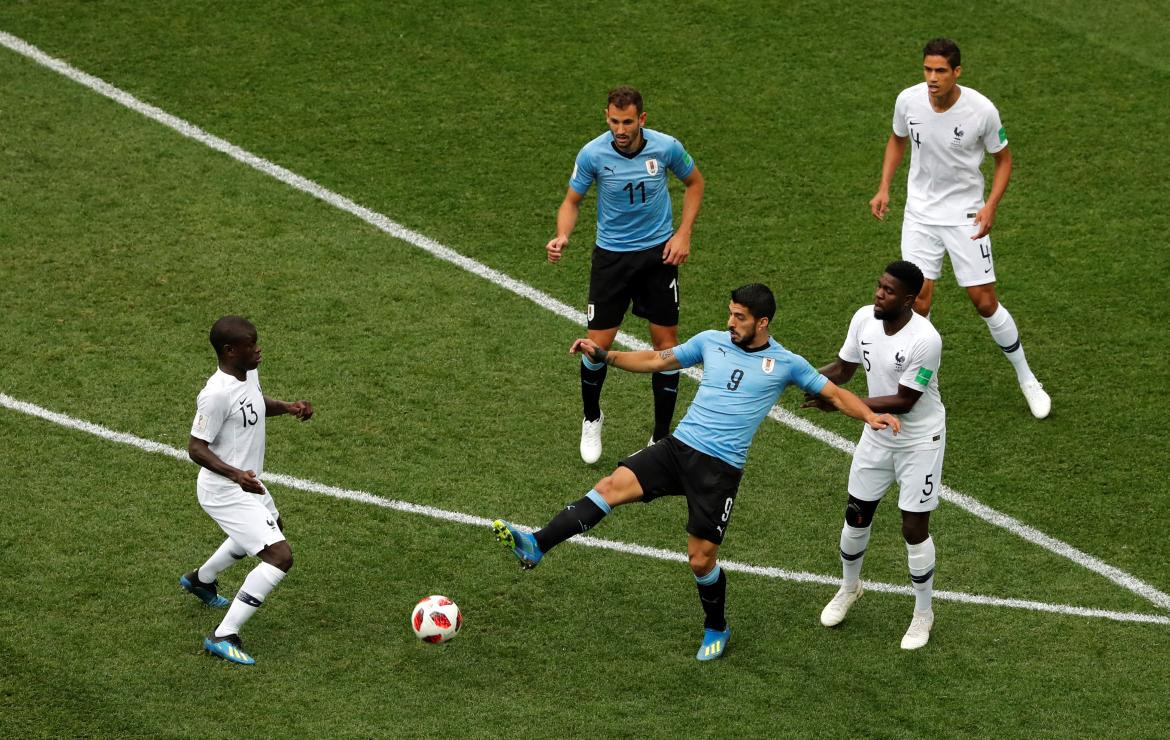 Mundial Rusia 2018: Uruguay vs. Francia (Reuters)