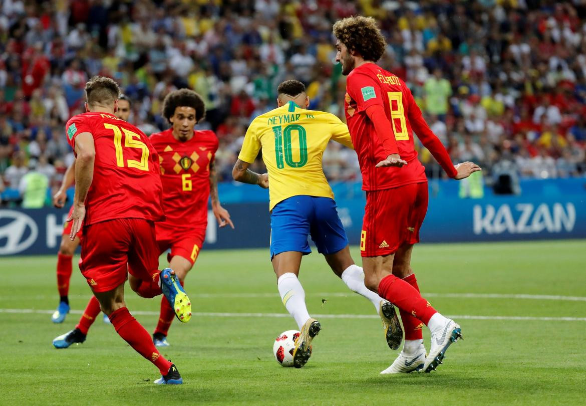 Neymar - Mundial Rusia 2018: Brasil vs. Bélgica (Reuters)