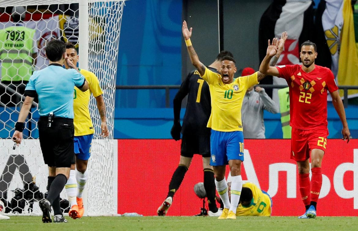 Neymar - Mundial Rusia 2018: Brasil vs. Bélgica (Reuters)