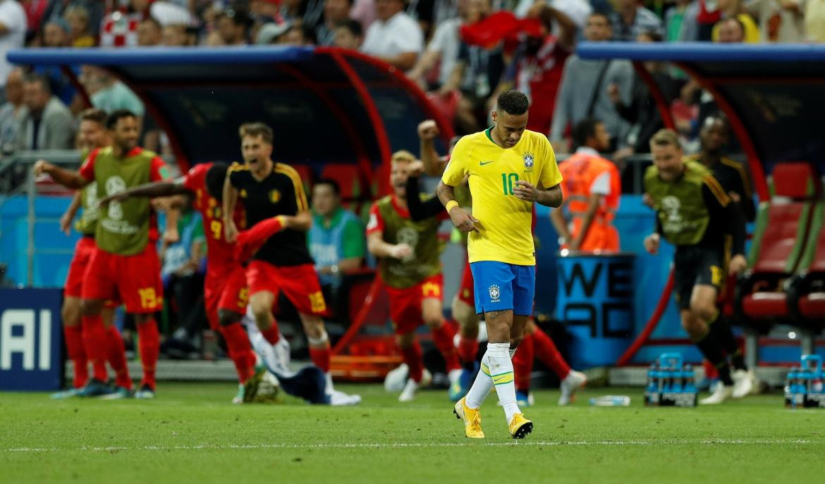 Neymar - Mundial 2018: Brasil vs. Bélgica (Reuters)