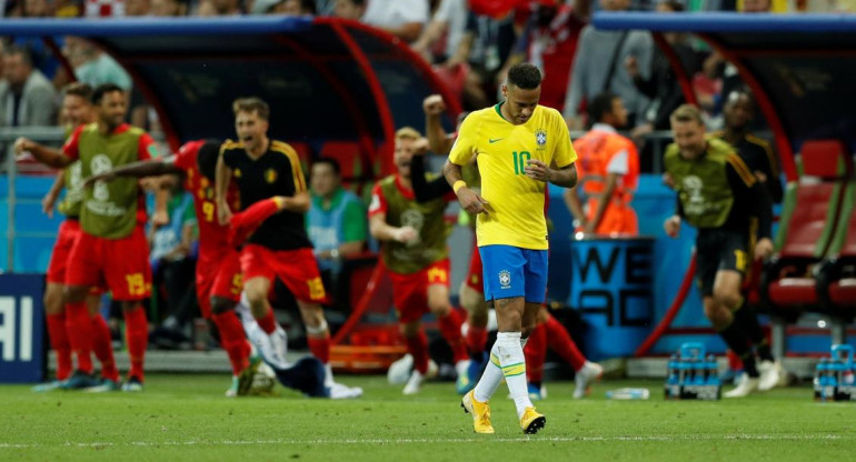 Neymar - Mundial 2018: Brasil vs. Bélgica (Reuters)