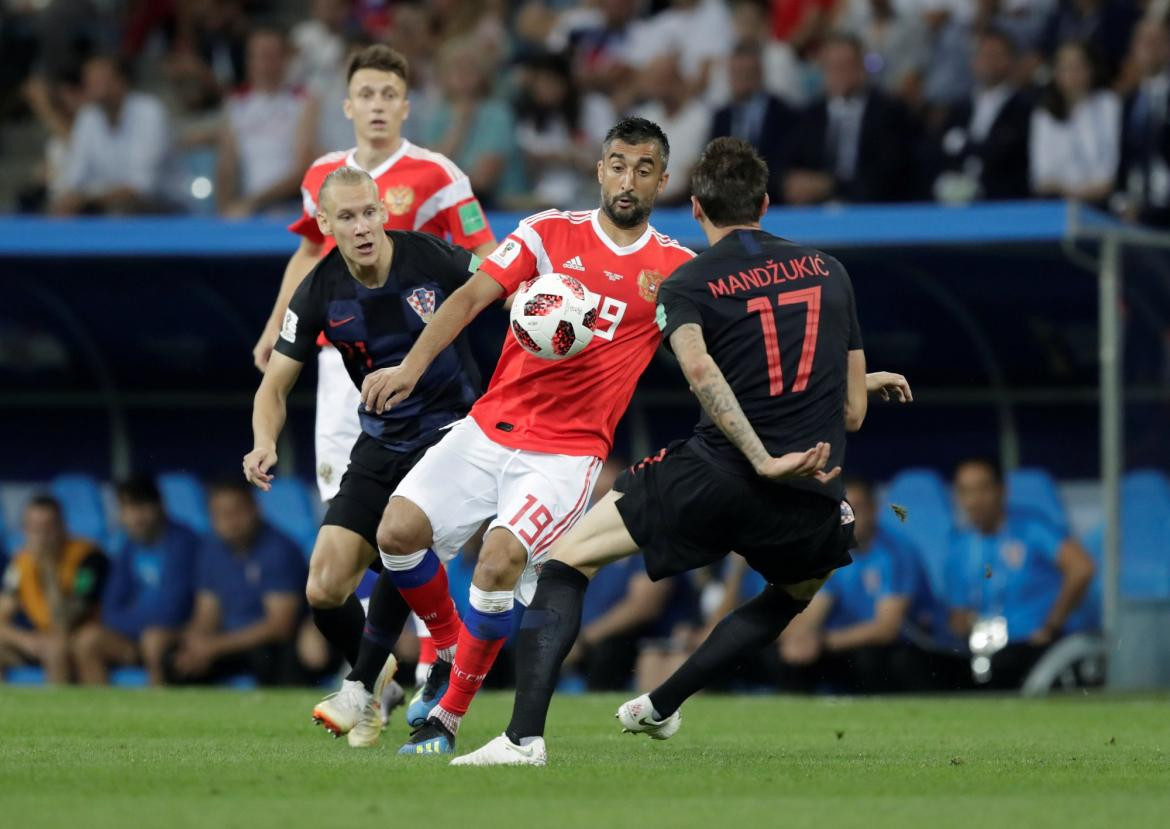 Mundial Rusia 2018: Rusia vs. Croacia (Reuters)