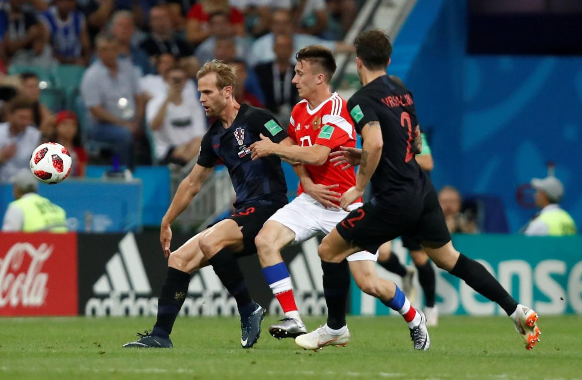 Mundial Rusia 2018: Rusia vs. Croacia (Reuters)