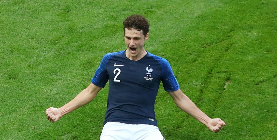 Benjamin Pavard - Selección de Francia - Mundial Rusia 2018 (Reuters)