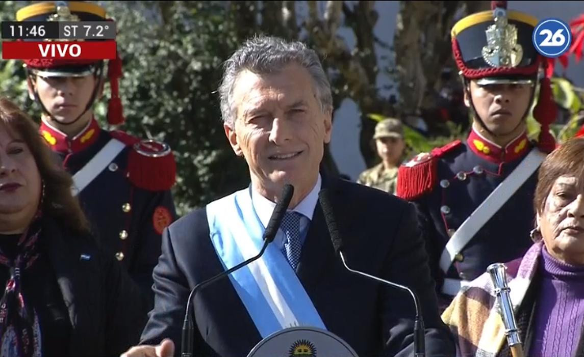 Macri en Tucumán - 9 de julio -  Día de la Independencia