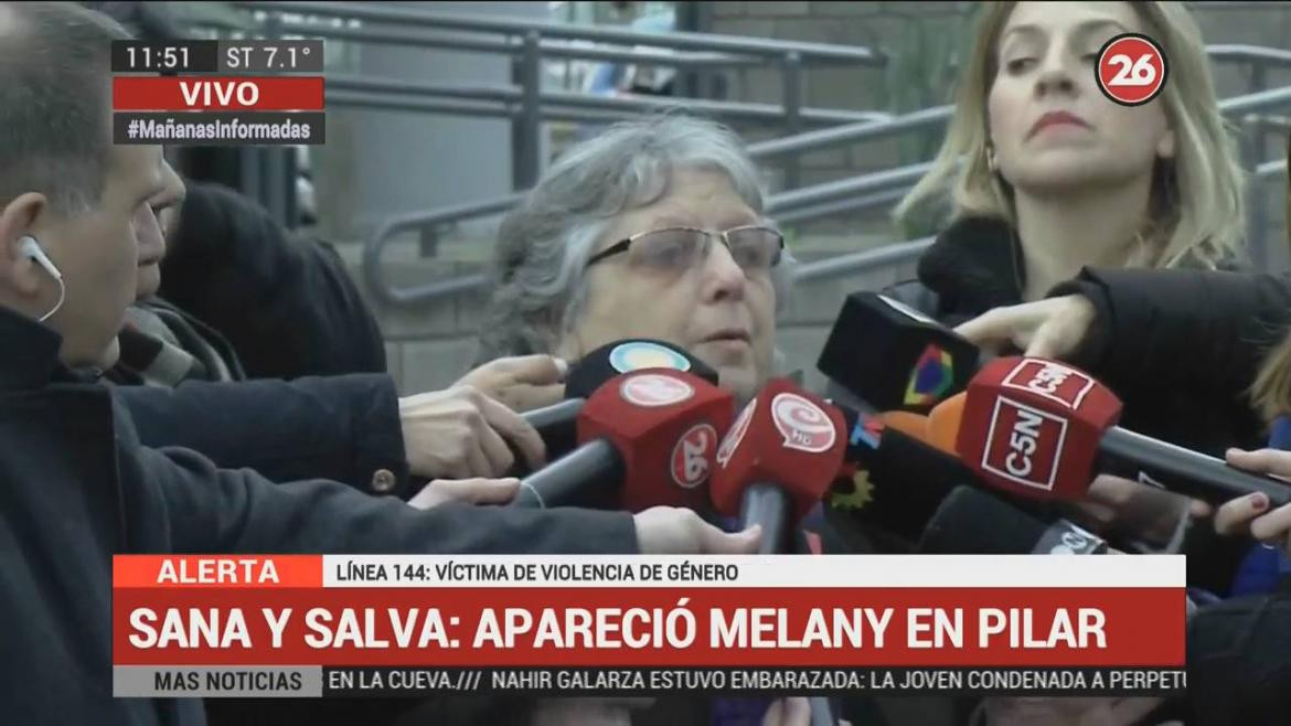 Abuela de Melany Aguiar tras aparición, Canal 26