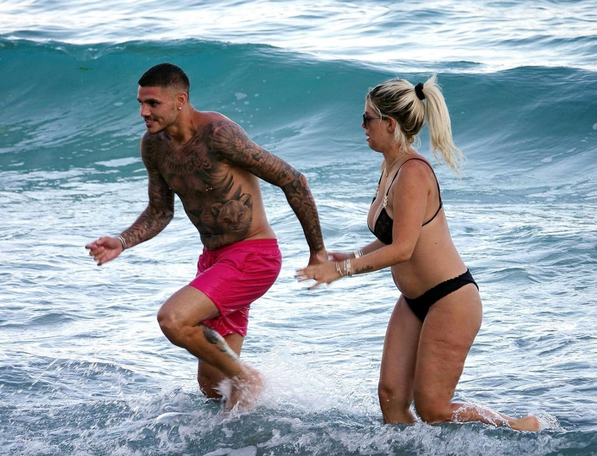 Mauro Icardi - Wanda Nara - vacaciones