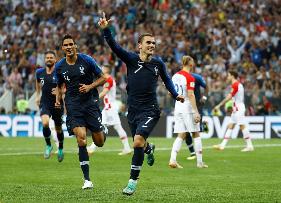Final Mundial 2018 - Selección Croacia vs Selección Francia (Reuters)