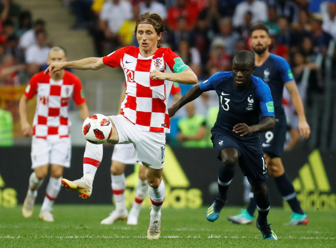 Final Mundial 2018 - Selección Croacia vs Selección Francia (Reuters)