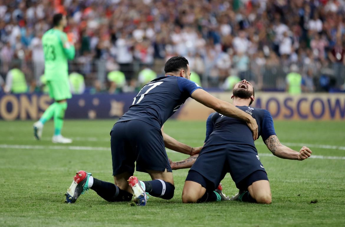 Festejos de Francia tras ganar el Mundial Rusia 2018 (Reuters)