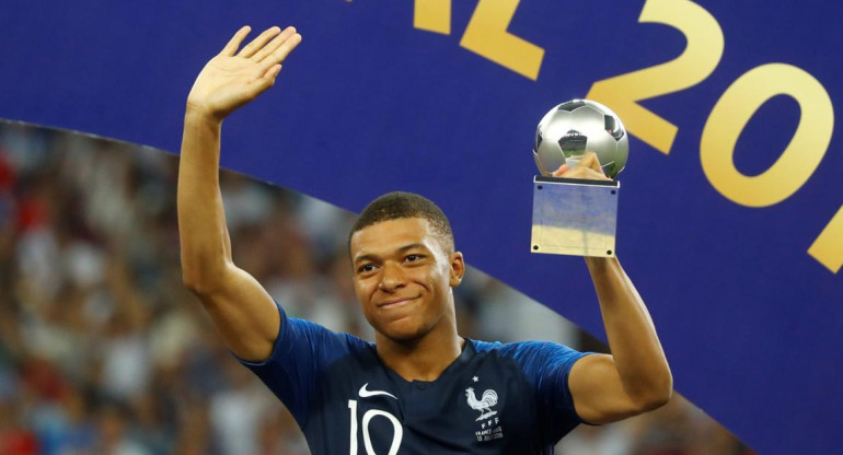 Mbappé, elgido Mejor Jugador Joven del Mundial Rusia 2018 (Reuters)