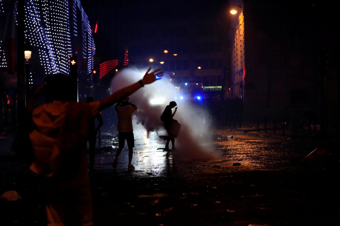 Francia campeón del Mundial Rusia 2018: violentos incidentes en París (Reuters)