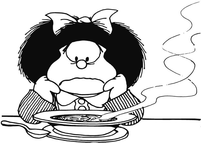 Mafalda enojada