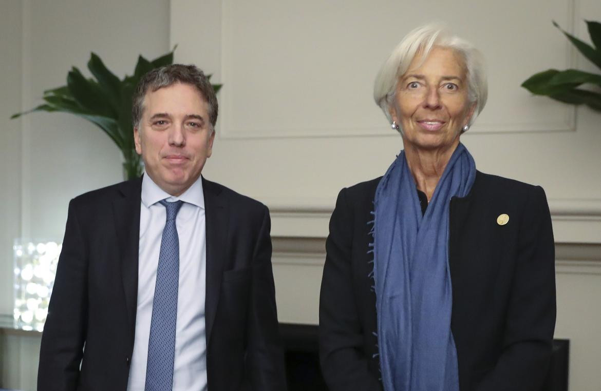 Christine Lagarde se reunió con Nivolás Dujovne - NA -