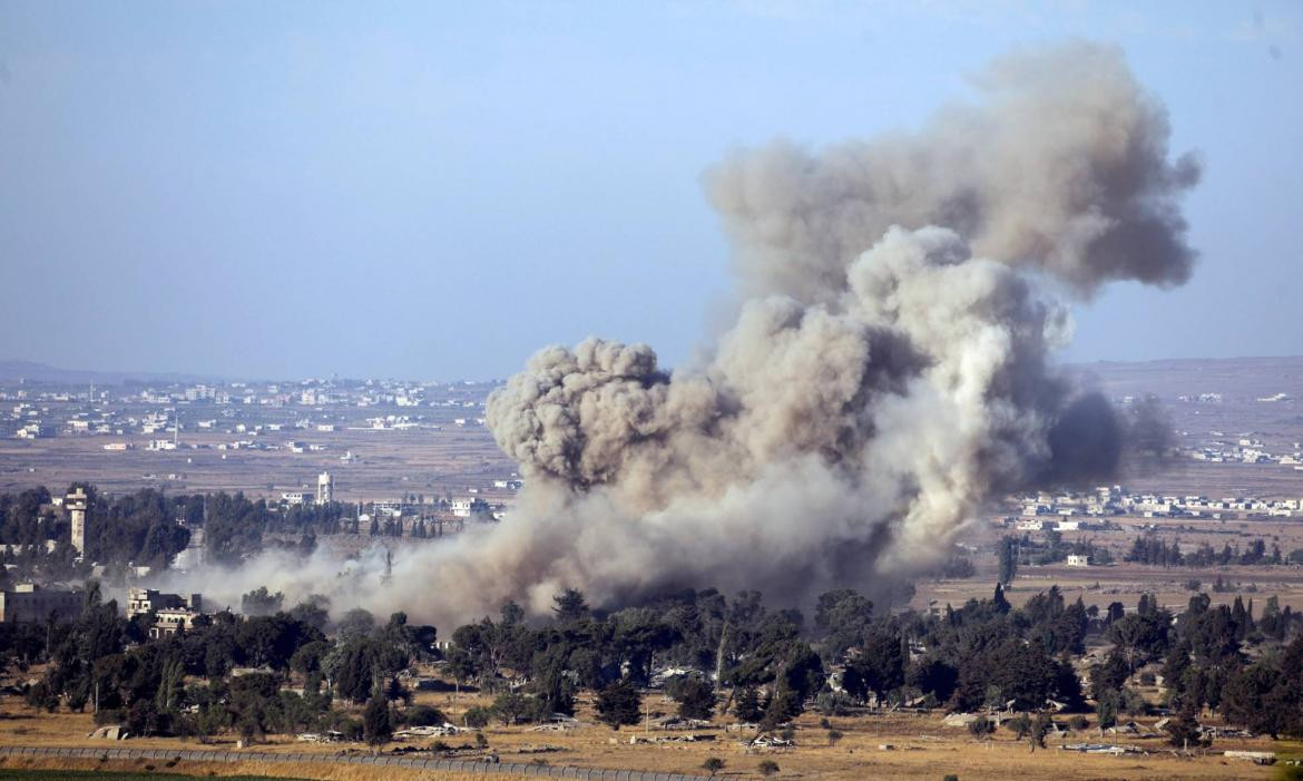 Derribo de avión sirio en Israel (Reuters)