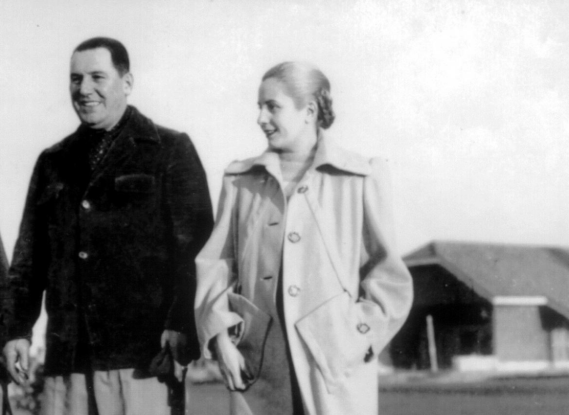Evita y Juan Perón