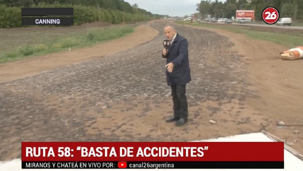 Ruta Provincial 58 - Informe Canal 26