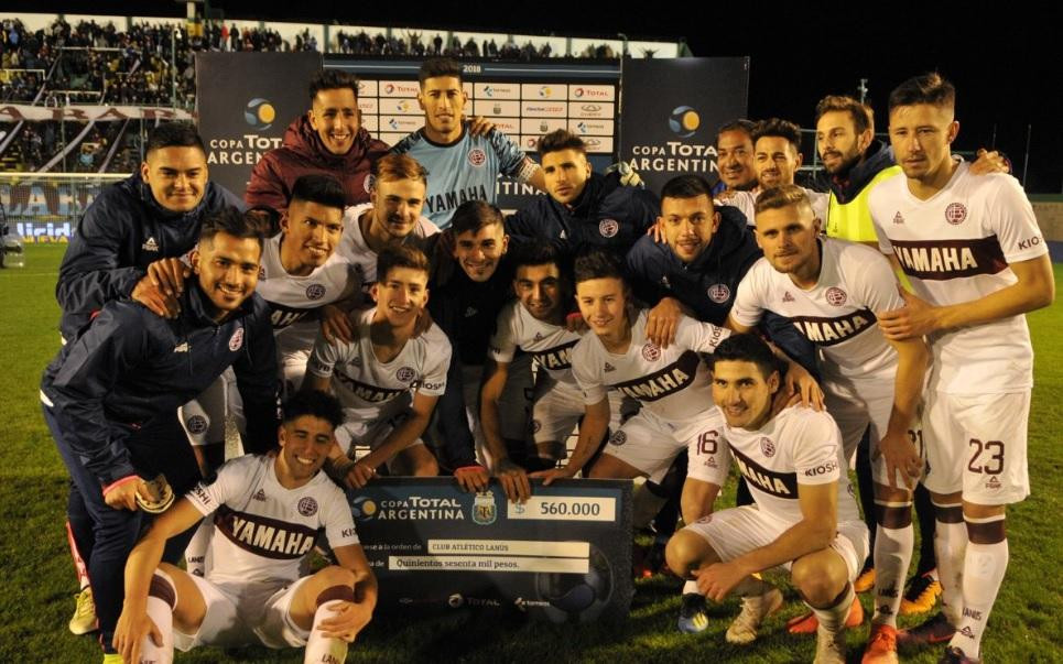 Copa Argentina: Festejo de Lanus