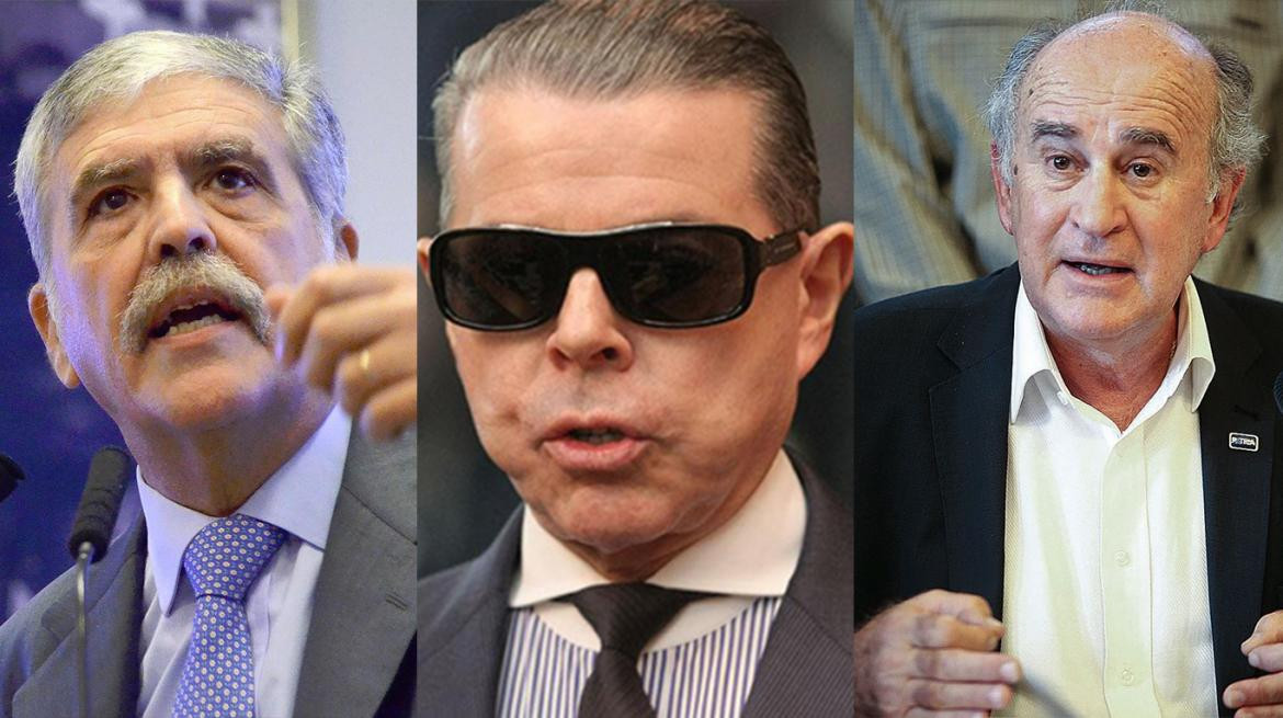 Julio De Vido, Oscar Parrilli y Norberto Oyarbide