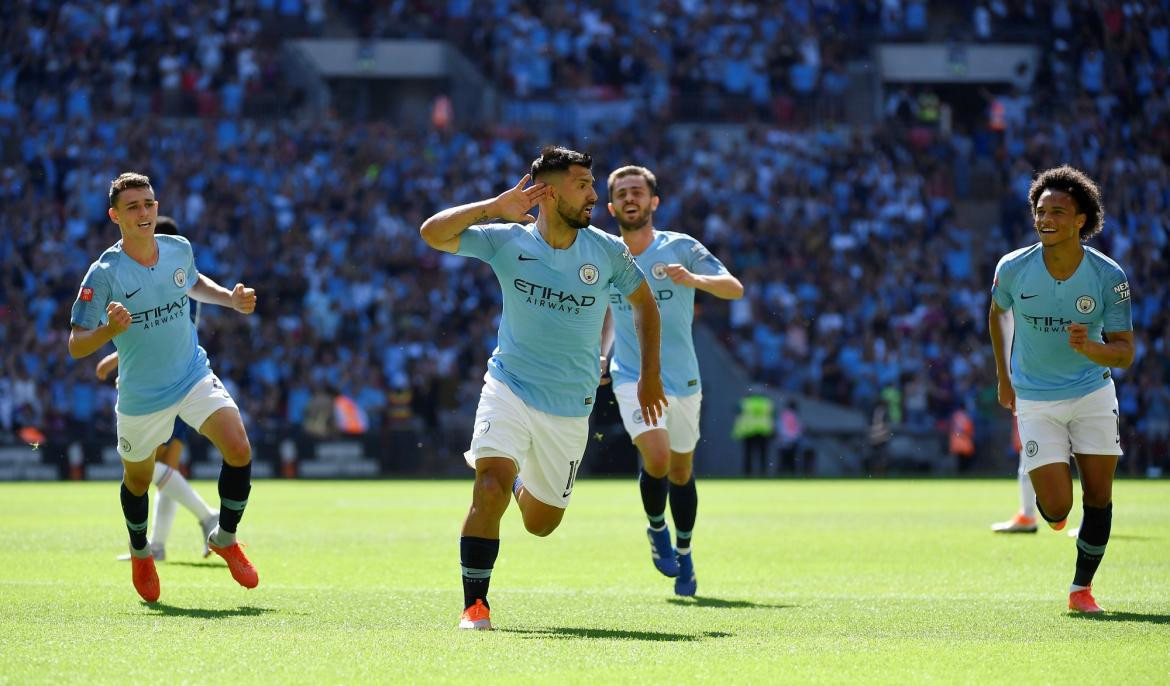 Agüero - Community Shield - Reuters