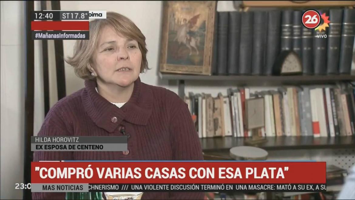 Cuadernos de corrupción K - Hilda Horovitz con Canal 26