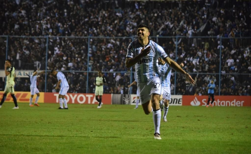 Festejo de Atlético Tucumán en Copa Libertadores