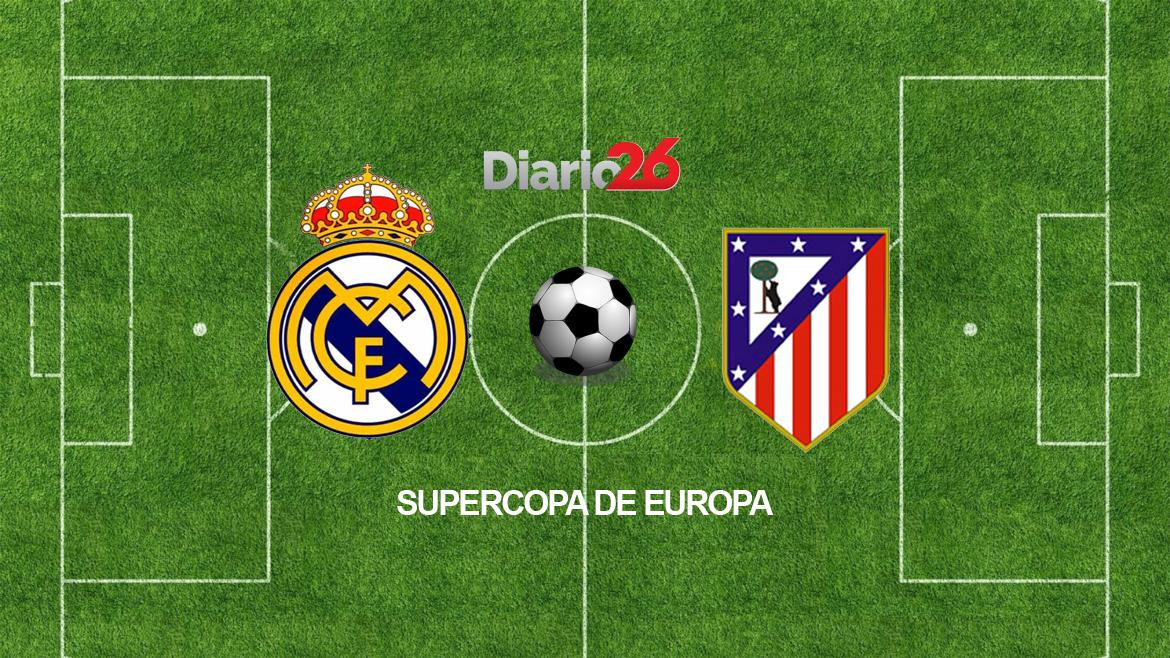 Real Madrid vs. Atlético Madrid - Supercopa de Europa - Fútbol
