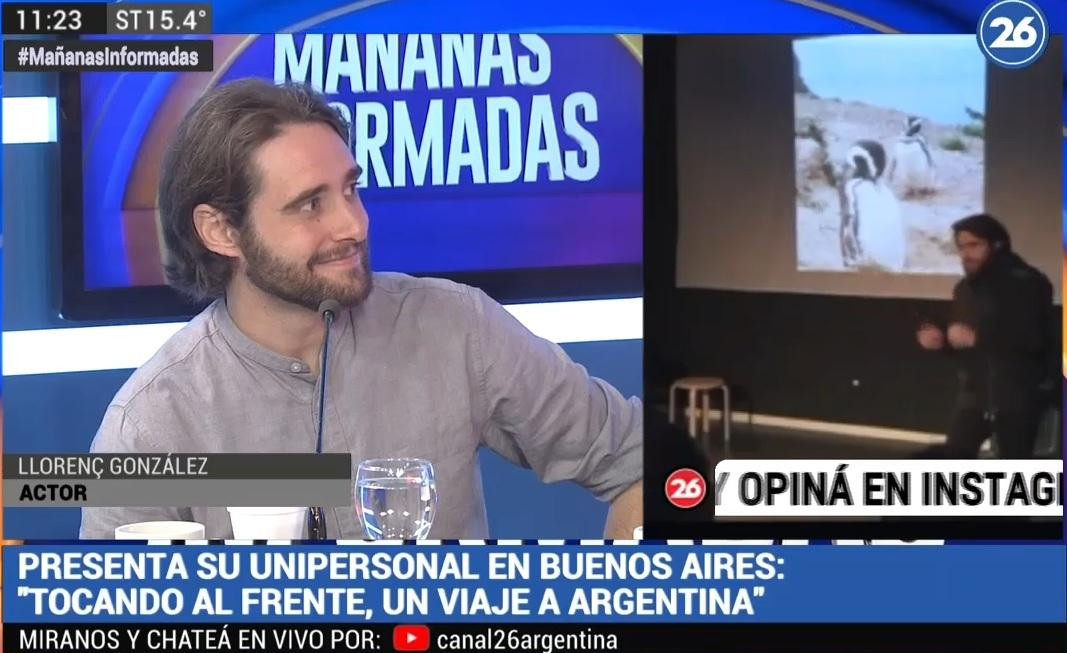 Llorenç González en Canal 26