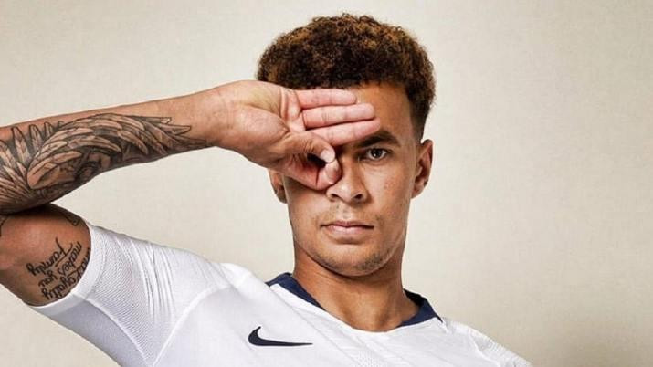 Festejo de gol de Dele Alli