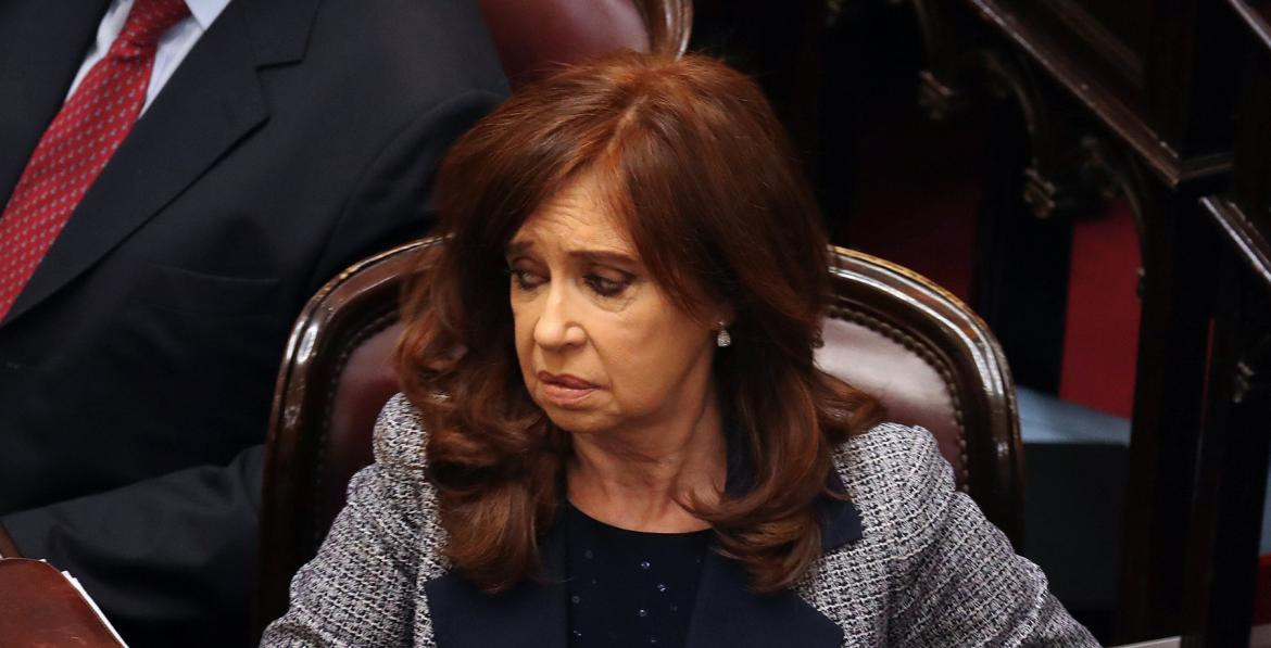 Cristina Kirchner en el Senado (Reuters)	