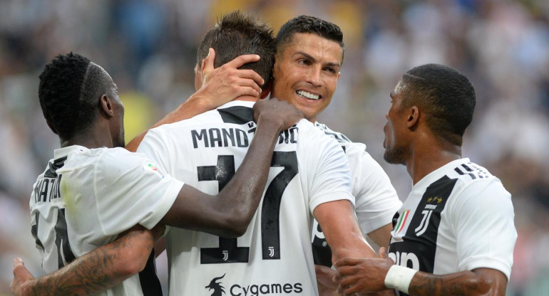 Festejo de Juventus - Cristiano Ronaldo (Reuters)