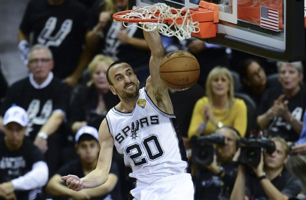 Emanuel Ginóbili en San Antonio Spurs, NA