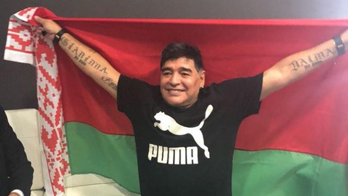Maradona en Bielorrusia