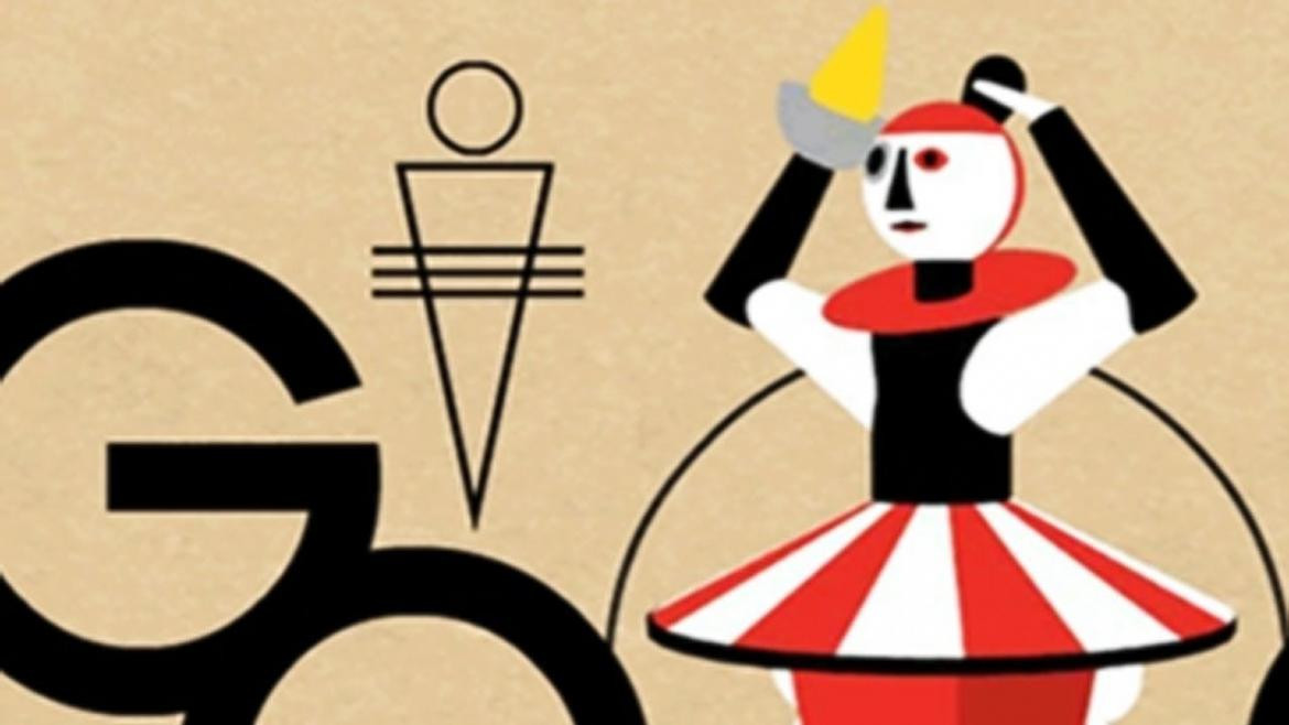 Oskar Schlemmer celebrado por Google Doodle en el aniversario de su nacimiento