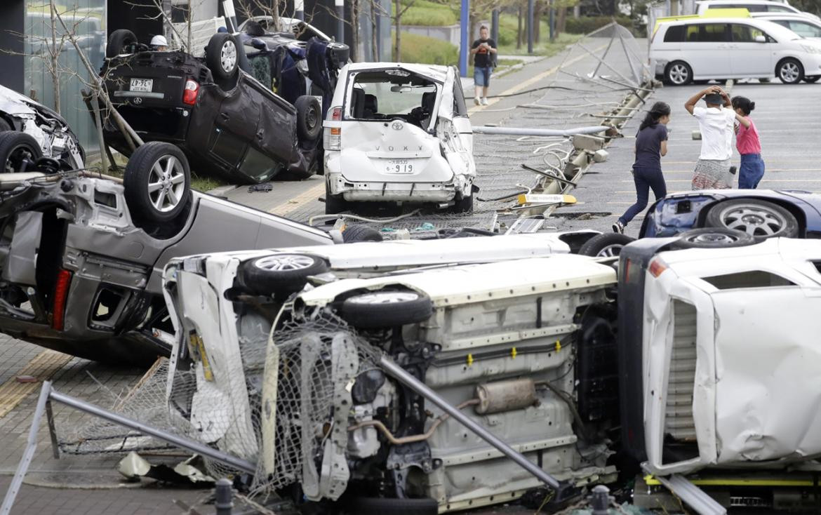 Tifón Jebi en Japón (Reuters)