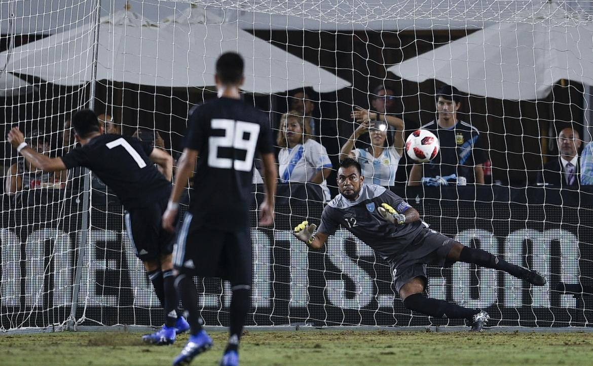 Amistoso: Gol de Argentina frente a Guatemala (Reuters)