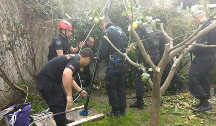 Rescate a anciana - La Plata