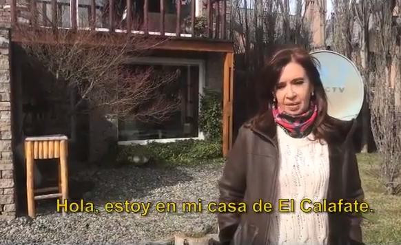 Cristina Kirchner - video El Calafate