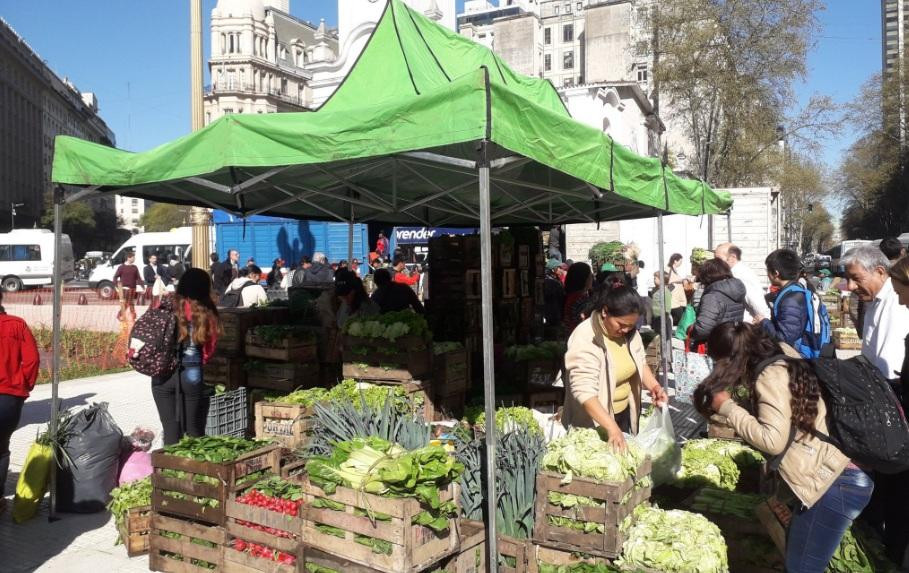 Feriazo en la Plaza de Mayo