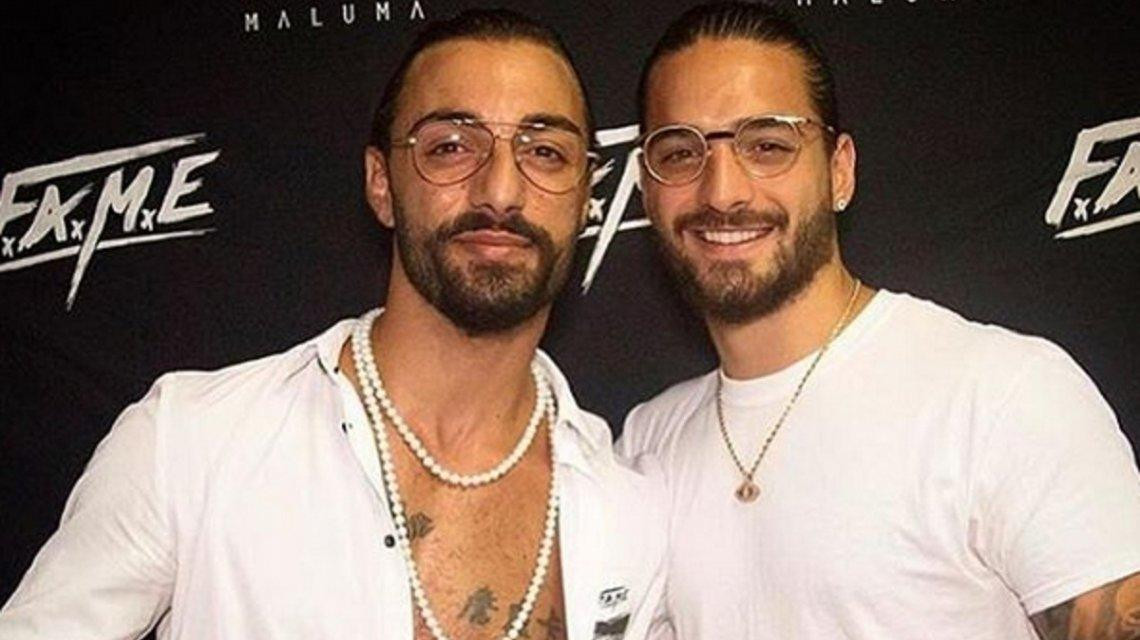 Maluma encontró a su doble en Sicilia