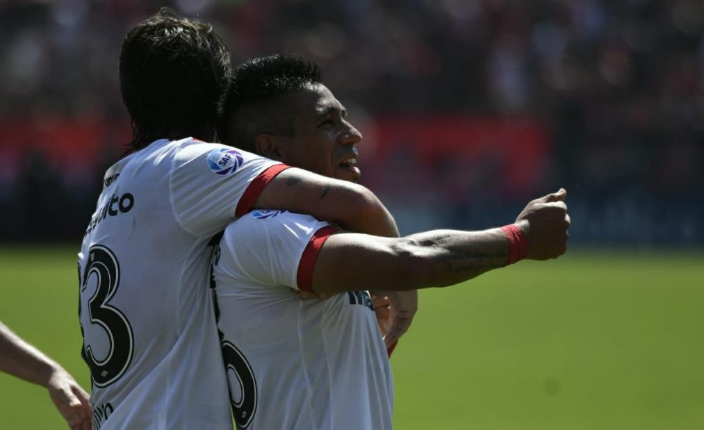 Festejo de Newells - Figueroa y Formica