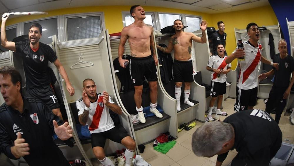 Así fue el festejo íntimo de River en la Bombonera