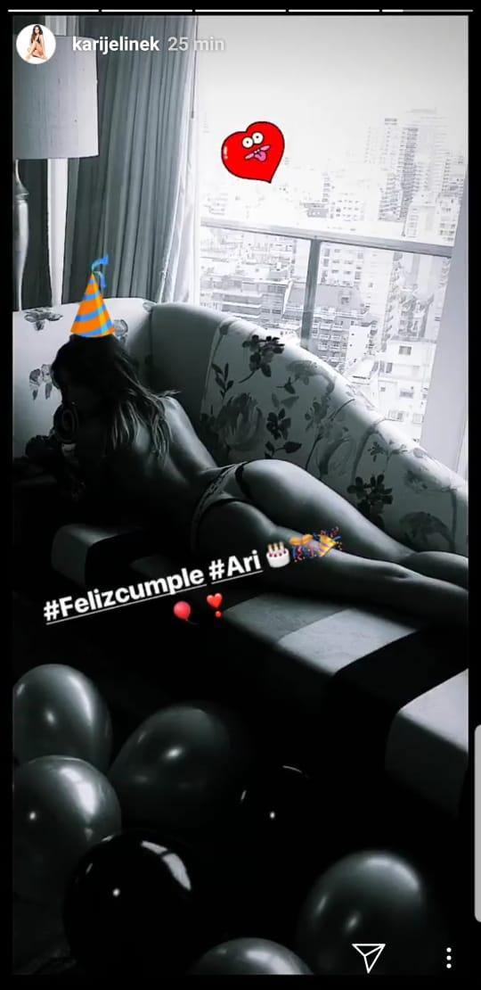 Karina Jelinek en Instagram Stories