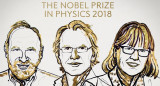 Gandores del premio Nobel de Física 2018 (Ilustración: Niklas Elmehed)