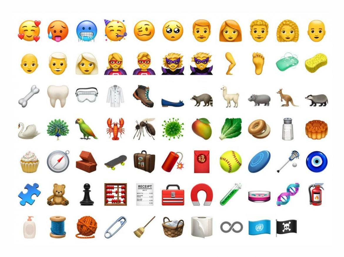 Más de 70 nuevos emojis que llegarán con el iOS 12.1, Apple, iPhone, Apple Watch, iPad