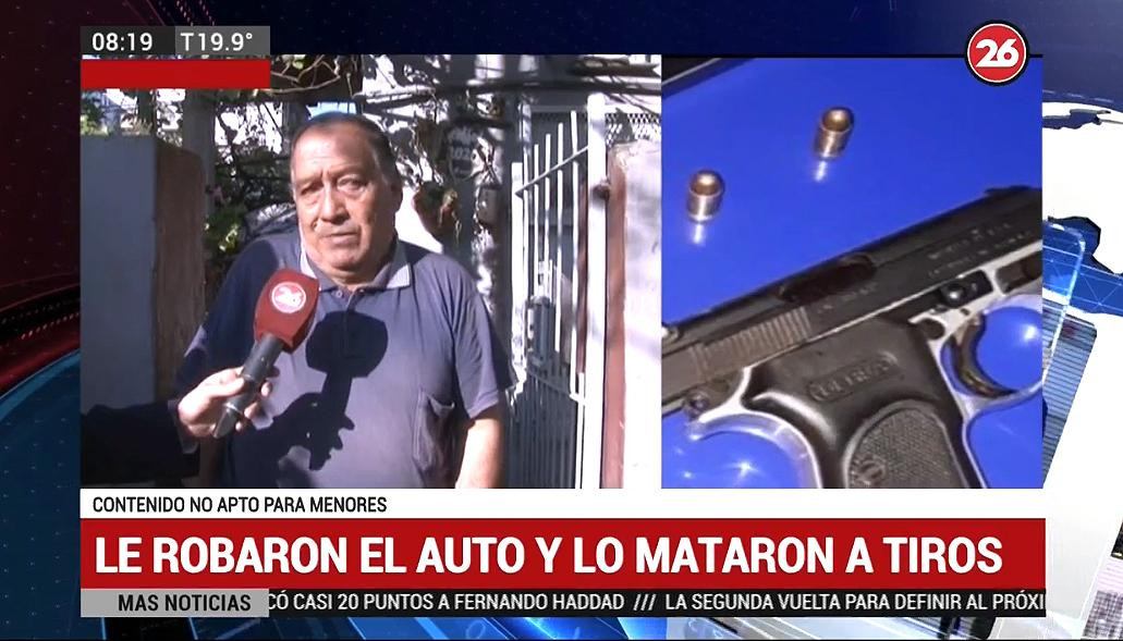 Le roban el auto y lo acribillan a balazos en Hurlingham, inseguridad, policiales, Canal 26